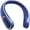 Blue, variant on WWSOGQH Portable Neck Fan 5000mAh Rechargeable Hands Free Wearable Bladeless Cooling Cold Air 4 Speeds LED Display Personal Cooler Quiet Battery for Travel Outdoor Camping Work Men Women