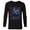 Black, variant on Disney Lilo & Stitch Techno Trance the Night Away 2002 - Long Sleeve T-Shirt for Men - Customized-Navy
