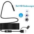 thumbnail image 4 of Endoscope Camera with Light, Borescope with Adjustable LED Light,Endoscope Camera,Waterproof Inspection Cameras, 4 of 7