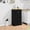 Black 25, variant on Wooden Cabinets, Two-Compartment Tilt-Out Laundry Sorter Cabinet-Black, Black Living Room Cabinets,Mdf Cabinets With Doors, Furniture Primary Living Space Cabinets