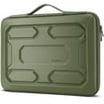 thumbnail image 1 of Funda para portátil DOISO de 14 pulgadas, a prueba de golpes, impermeable, verde, 1 of 7