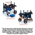 thumbnail image 4 of Adjustable Wheelchair for Disabled Cats and Dogs Lightweight Mobility Support Cart for Senior with Injuries or Paralysis, 4 of 8