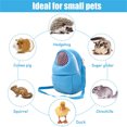 thumbnail image 5 of Small Pet Bag Out Portable Squirrel Guinea Pig Cotton Mesh Breathable Hamster One-shoulder Take-away Bag, 5 of 5