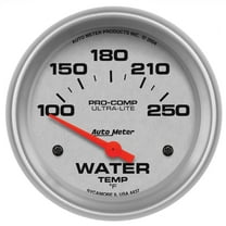 AUTO METER 4437 2-5/8IN WATER TEMP, 100- 250F, SSE, ULTRA-LITE