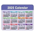 thumbnail image 2 of TopLLC Office & Stationery 2025 Calendar Mouse Pad With Holiday Reminders Non-Slip Washable Rubber Base Stitched Edges Compact Desk Mat For Office Use the pad, 2 of 3