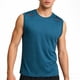 thumbnail image 1 of Camiseta de tirantes de cuello redondo para hombre, color liso, informal, holgada, deportiva, transpirable, de seda helada, corta, de poliéster., 1 of 4