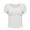 White, variant on BILIKEYU Women's 2025 High End Slim Short Sleeved Round Neck T Shirt, Womens Tops, Western Dress for Women, T Shirts for Women