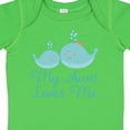 thumbnail image 4 of Inktastic My Aunt Loves Me Whale Boys or Girls Baby Bodysuit, 4 of 5