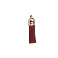 thumbnail image 2 of 10 Pcs Porte-Clés Breloques Décorations à Franges Accessoires de Recherche Accessoires de Bricolage Accessoires de Fabrication de Bijoux Franges pour DIY Rouge Vin, 2 of 6