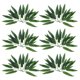 thumbnail image 4 of 100 unids de hojas de bambú artificial decoración de la decoración de la planta de bambú simulado, 4 of 7