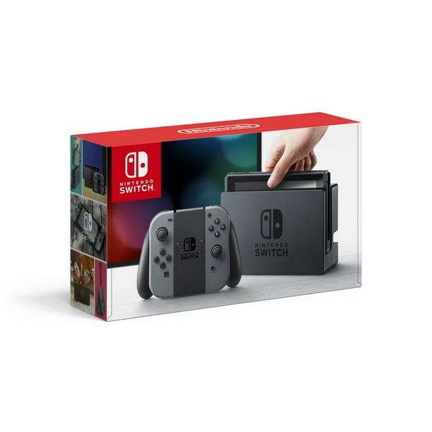 Ens. de console Switch de Nintendo avec manettes Joy-Con grises