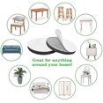 thumbnail image 4 of Almohadillas de fieltro adhesivas, 50 unidades, 25 mm x 3 mm, redondas, antideslizantes, para muebles., 4 of 5