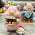 thumbnail image 4 of Caja ciega de la granja de cerdos Lulu Pig Farm de la serie Cerdo enlatado para niños y niñas, regalo hecho a mano de fieltro con forma de corazón para decorar muebles de mesa y coche, 4 of 5