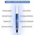 thumbnail image 3 of Thermal Compound Paste 16W/mK 5g High Performance CPU Compound Paste Heatsink for GPU Processor and More, 3 of 7