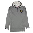 thumbnail image 1 of Mitchell & Ness Mens Hooded Long sleeve Henley Shirt, orlandocity, S, 1 of 2