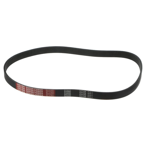Unique Bargains 6PK990 EPDM Micro V Serpentine Belt 990mm Length x 21mm Width x 5mm Height