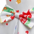 thumbnail image 4 of Girls Casual Dress Bowknot Cartoon Snowflake Cute Print Sweet Trendy Fit Clothes Gown Comfy Lovely Dailywear Fashion New Dresses, 4 of 8