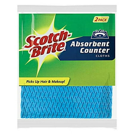 Scotch-Brite Sponge Cloths, 2/Pack 2 Count (Pack of 1)