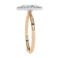 thumbnail image 3 of AFFY Halo Solitaire Engagement Ring for Women, 1.00 Carat (ctw) Marquise and Round Cut Lab Grown Diamond Ring In 10K Solid Rose Gold F-G, VS-SI Quality Gifts For Her Ring Size-8, 3 of 7