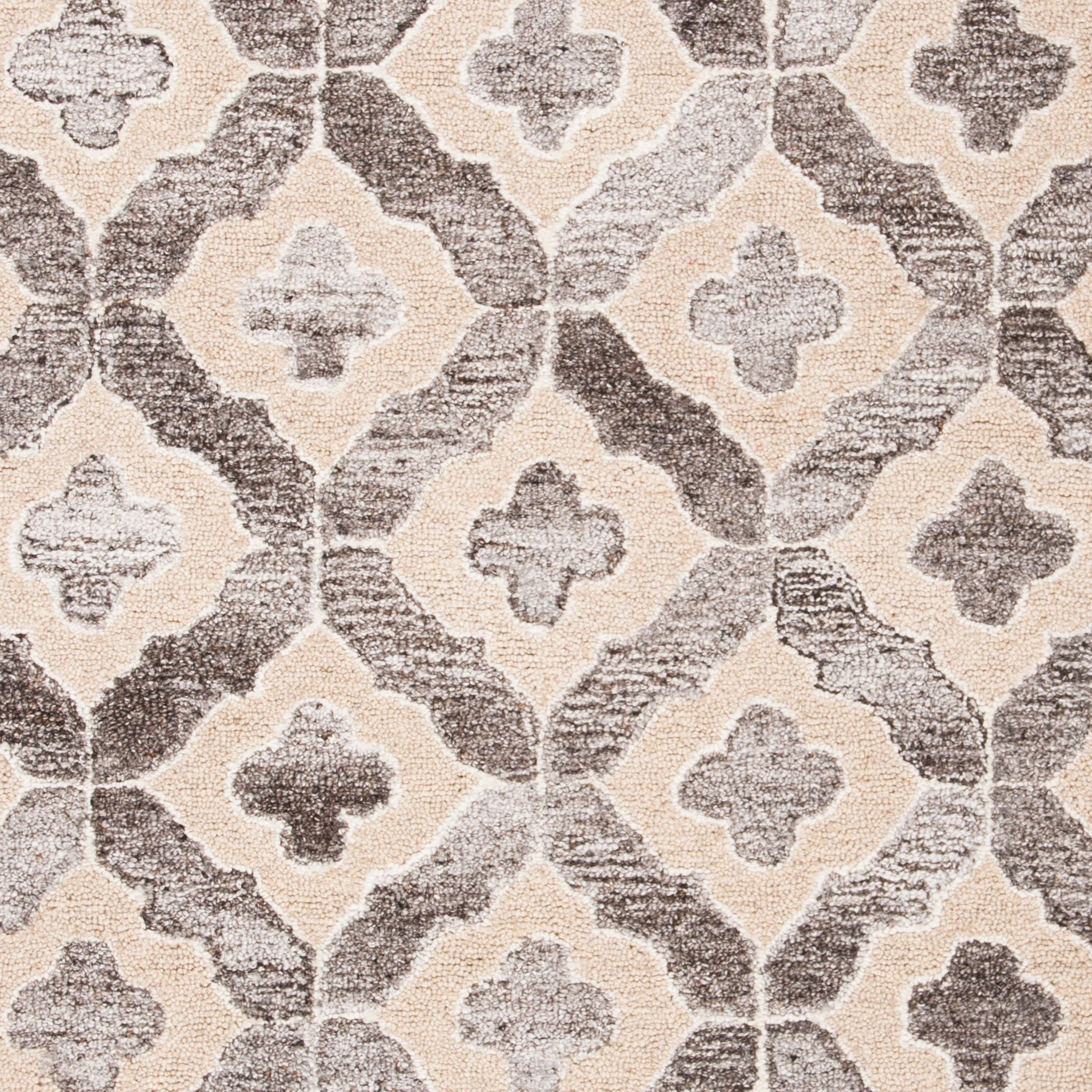 SAFAVIEH Abstract Harlow Trellis Area Rug, Beige/Grey, 4' x 6'