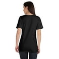 thumbnail image 3 of Inkmeso T-Shirt Basique Col Rond Femme Manches Courtes Coupe Régulière Long Tee Haut d'Entraînement, 3 of 8