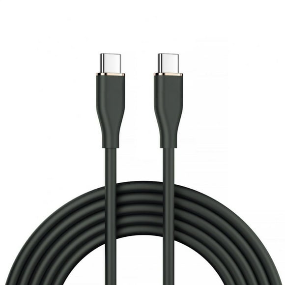 USB C to USB C Cable 6.6ft, 66W Soft Silicone USB 2.0 Type C Fast Charging Cable for MacBook Pro 2020, iPad Air 5, iPad Mini 6, Samsung Galaxy S21/Note 10, Huawei, Switch, PS5, Pixel, LG