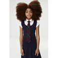 thumbnail image 5 of French Toast Girls 4-14 2-in-1 Pleated Dress (Navy 14), 5 of 7