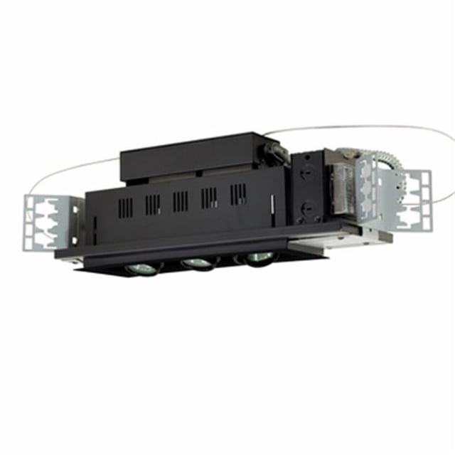 Mini Modulinear Directional Lighting 120V Electronic Ballast, Metal Halide - Black & Silver