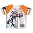 thumbnail image 3 of Bluey Bingo Mackenzie Mesh Baseball Jersey Athletic T-Shirt and Shorts Outfit Set Toddler to Big Kid, 3 of 4