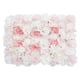 thumbnail image 2 of Paneles de pared de flores artificiales para decoración de bodas y fiestas, soporte para fotos, 60 x 40 cm Rosa + Blanco, 2 of 9