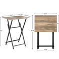 thumbnail image 2 of American Traditional Style - Foldable and Space-Saving - Apartment Use - Industrial TV Tray Table, 2 of 4