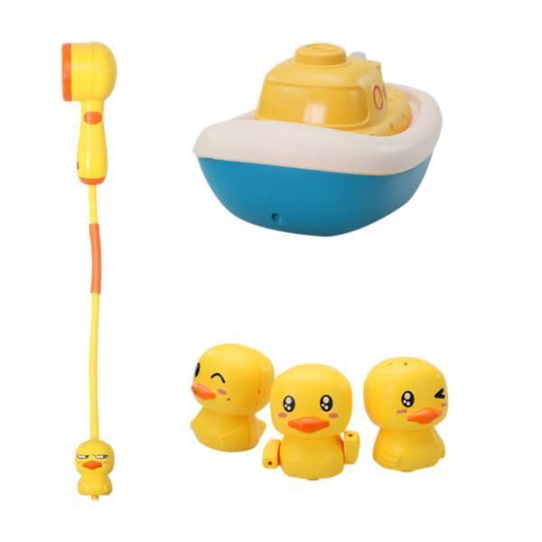 2x Juguete de para niños con rociador, de espray de eléctrica, rociador de bañera amarillo, juguete de agua para rociar Yotijar Juguetes de ducha de baño en aerosol