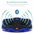 thumbnail image 2 of Best Choice Products Vibration Platform, Full Body Exercise Machine w/ Bluetooth Speakers, 5 Resistance Bands - Blue, 2 of 7