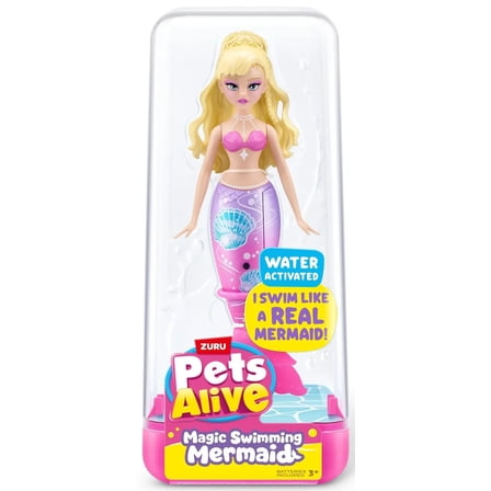 Pets Alive Magic Swimming Mermaid Figure (Pink)