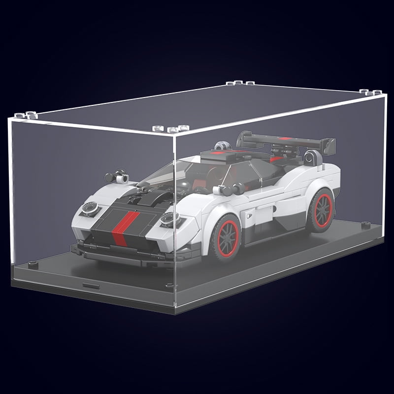 Race Car Toys with Display Case,Classic Model Cars Kits Building Sets for Adults Kids 8+(374 PCS)