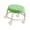 Green, variant on Abbracc Low Roller Seat Shoe Stool Seat Heavy Duty Small Comfortable Round Pulley Wheels green