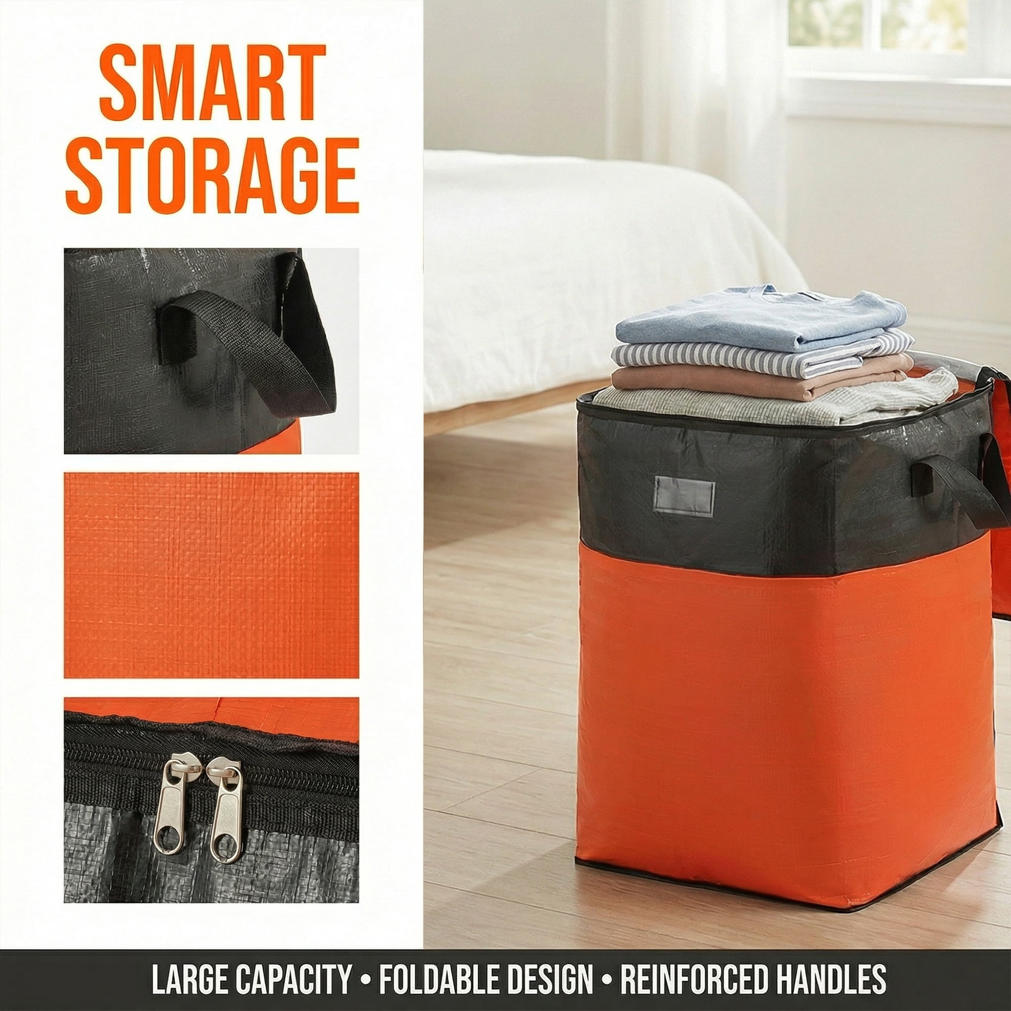 Unique Bargains Storage Bags for Organizing Closet Organizers Red 19.7"x19.7"x28.3"