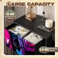 thumbnail image 2 of Soccer Dresser for Bedroom with 4 Storage Drawers Dynamic Street Soccer Ball Crimson Lime Ultramarine Dressers Chest of Drawers Steel Framed Fabric Closet Organizers for Kids Boys Dorm Entryway, 2 of 8