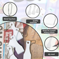 thumbnail image 3 of 30Pcs White Plastic Scratch Ticket Scratcher Tool Card Scraper Scratch Off Tool Keyring Ticket Scratcher for Label,Film, 3 of 6