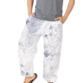 thumbnail image 1 of Pantalones bombachos de moda para hombre Pantalones sueltos elásticos de playa Athleisure estampados Pompotops oipoqjl42037, 1 of 3