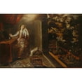 thumbnail image 2 of Juan Correa 24x17 Gold Ornate Framed and Double Matted Museum Art Print Titled - The Conversion of Saint Mary Magdalene (17th Century), 2 of 4