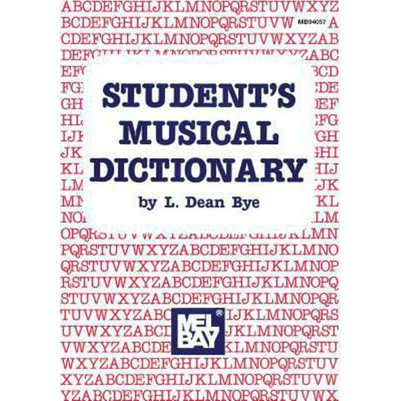 Pre-Owned Mel Bay Presents Student's Musical Dictionary (Paperback) 0871663139 9780871663139