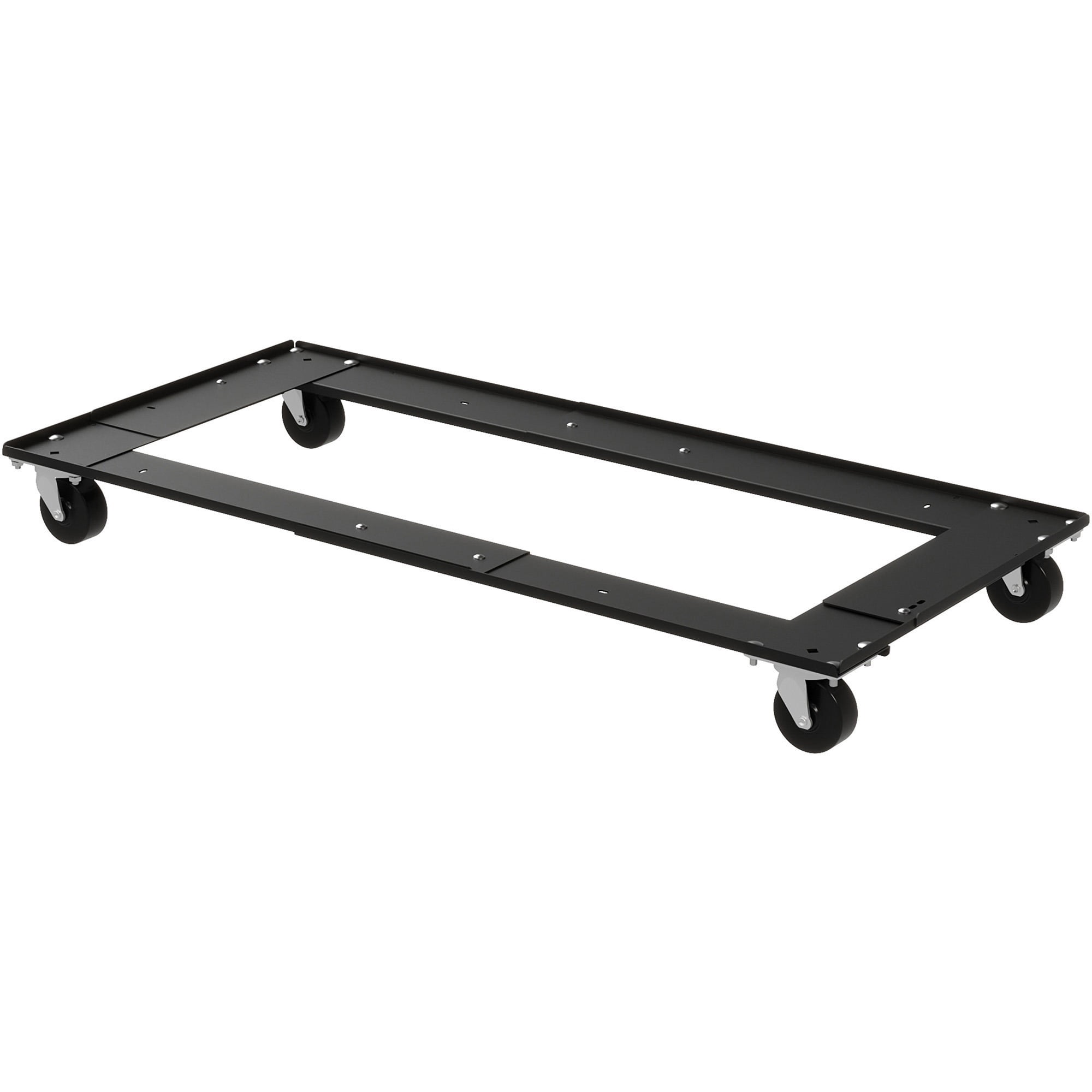 Lorell Commercial Cabinet Dolly - Metal - X 42" Width X 24" Depth X 4" Height - Black - 1 Each