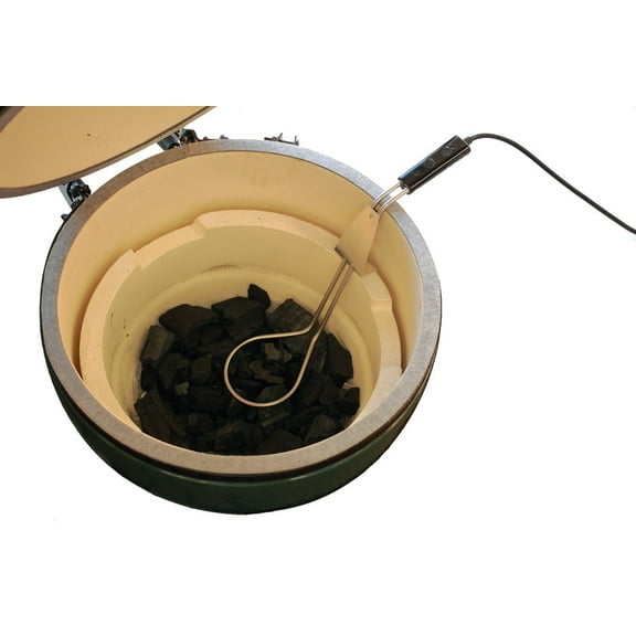 Electric Charcoal Starter By Premium Products Perfect For Big Green Egg, Kamado Joe & Weber Kettle Grills - Adjustable Height, 600 Watt Strong And A One Year Warranty - Great For Lump Charcoal