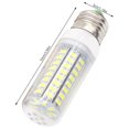 thumbnail image 3 of Injueey Bombilla LED de maíz cubierta transparente portátil iluminación lámpara de noche decoración del hogar E27 6W Iluminación novedosa Blanco cálido E14 tipo 6, 3 of 6