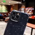 thumbnail image 4 of Glitter Phone Case for iPhone 15 Pro Case 6.1" 2023, Cute Bling Slim Sparkle Protective, Shockproof Soft Silicone Cover for Women Girls (Black), 4 of 14