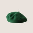 thumbnail image 1 of LinYooLi Hot Selling Autumn And Winter Wool Beret For Girls, Artistic And Retro, Versatile Korean Version Painter Hat, English Solid Color Felt Hat, 1 of 9