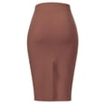 thumbnail image 4 of MixMatchy Women's Casual Classic Bodycon Pencil Skirt, 4 of 5