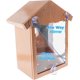 thumbnail image 4 of Casa para pájaros con espejo de 2 vías, caja nido para pájaros montada en ventana con ventosa transparente, 4 of 9