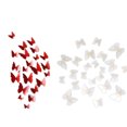 thumbnail image 2 of VONKY 12 Pcs Broche Réaliste 3D Papillon Rideau Décor Tatouage Décoration de Mariage Ornements de Réfrigérateur, 2 of 8